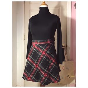 Vintage Express Plaid Skirt